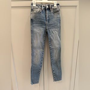 Free people raw hem jeans
